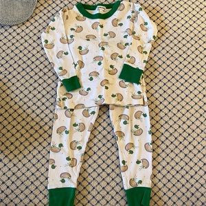Magnolia Baby 2T mallard duck pajamas